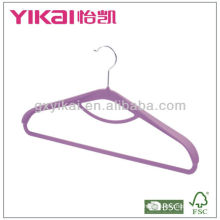 Rubber lacquer ABS coat hanger with tie rack